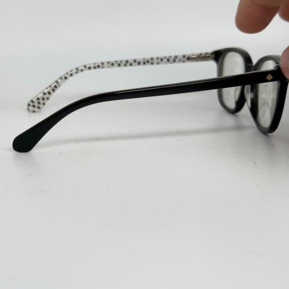 KATE SPADE Bari 807 Black 47mm Eyeglasses Women's Full Rim Cat Eye H20057 - Picture 4 of 7